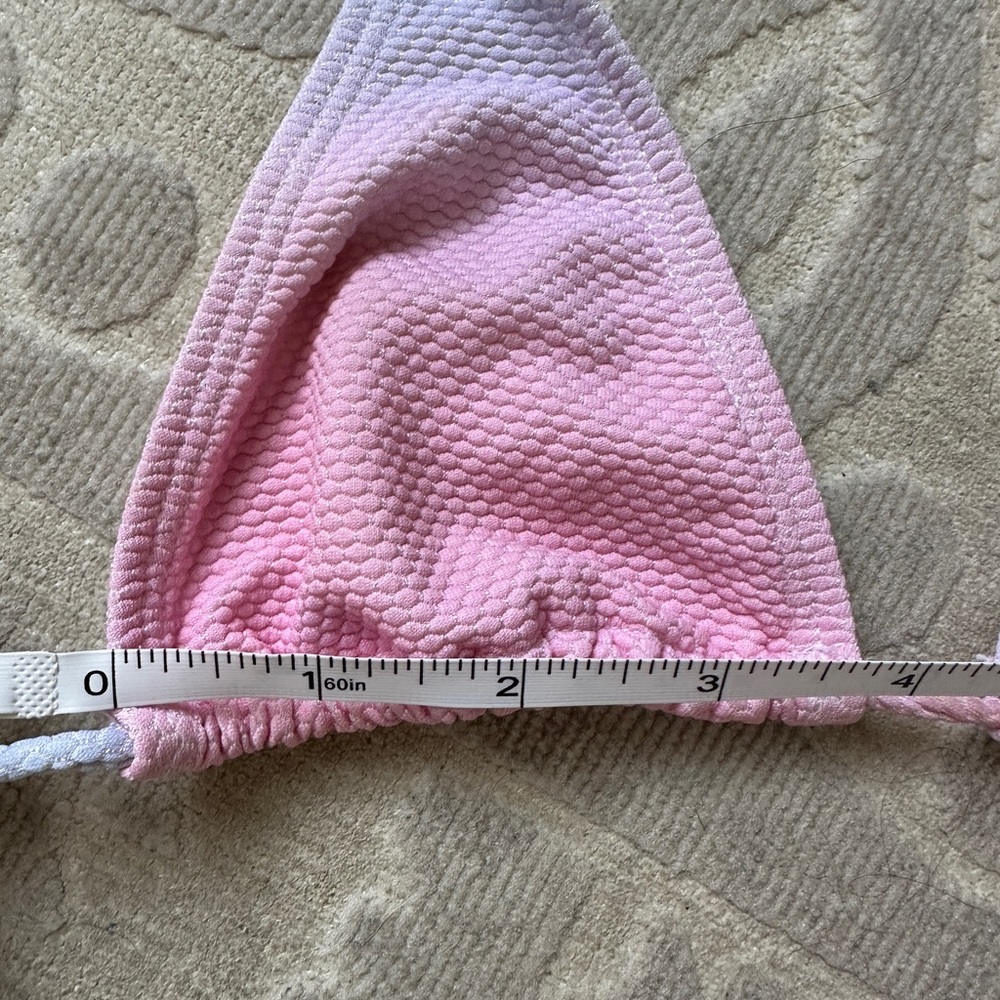 Boutine LA Pink and Light Blue Ombre- Bikini Set -medium top/small - Picture 2 of 14
